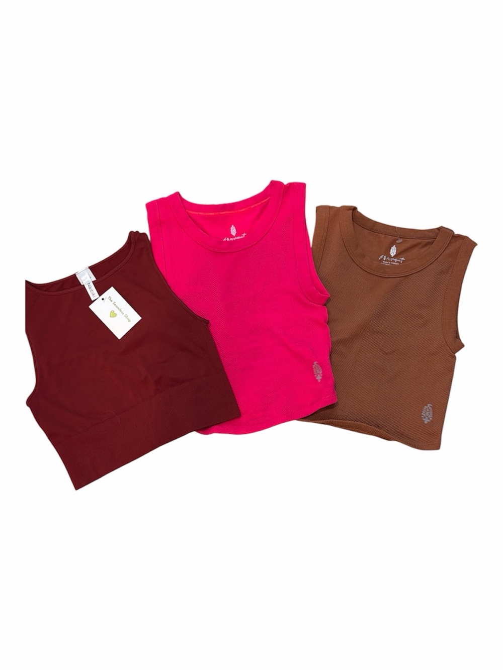 Bundle of Free People and Niki Biki Women’s Cropped Stretch Tanks. XS